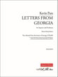 Letters from Georgia Vocal Solo & Collections sheet music cover